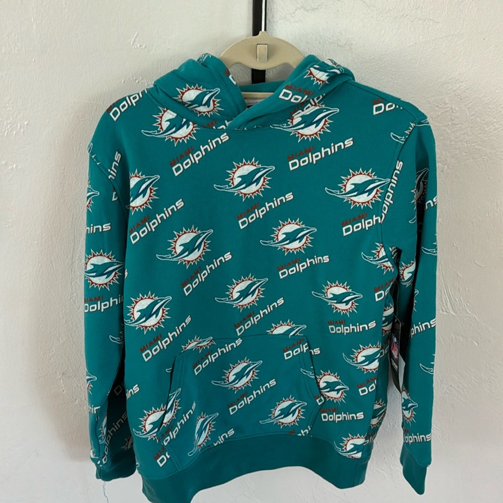 Miami Dolphins Hoodie sweatshirt NWT.